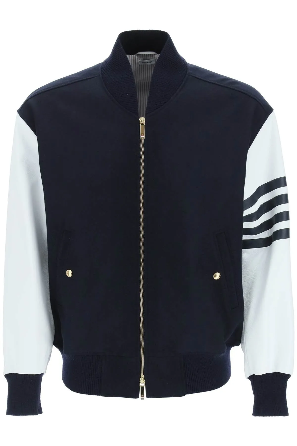Thom Browne 4-Bar Zipped Bomber Jacket