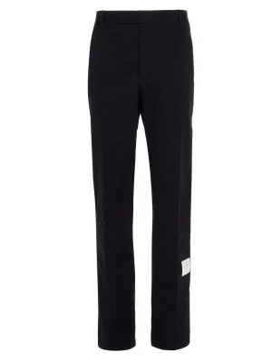Thom Browne Logo Patch Chino Pants