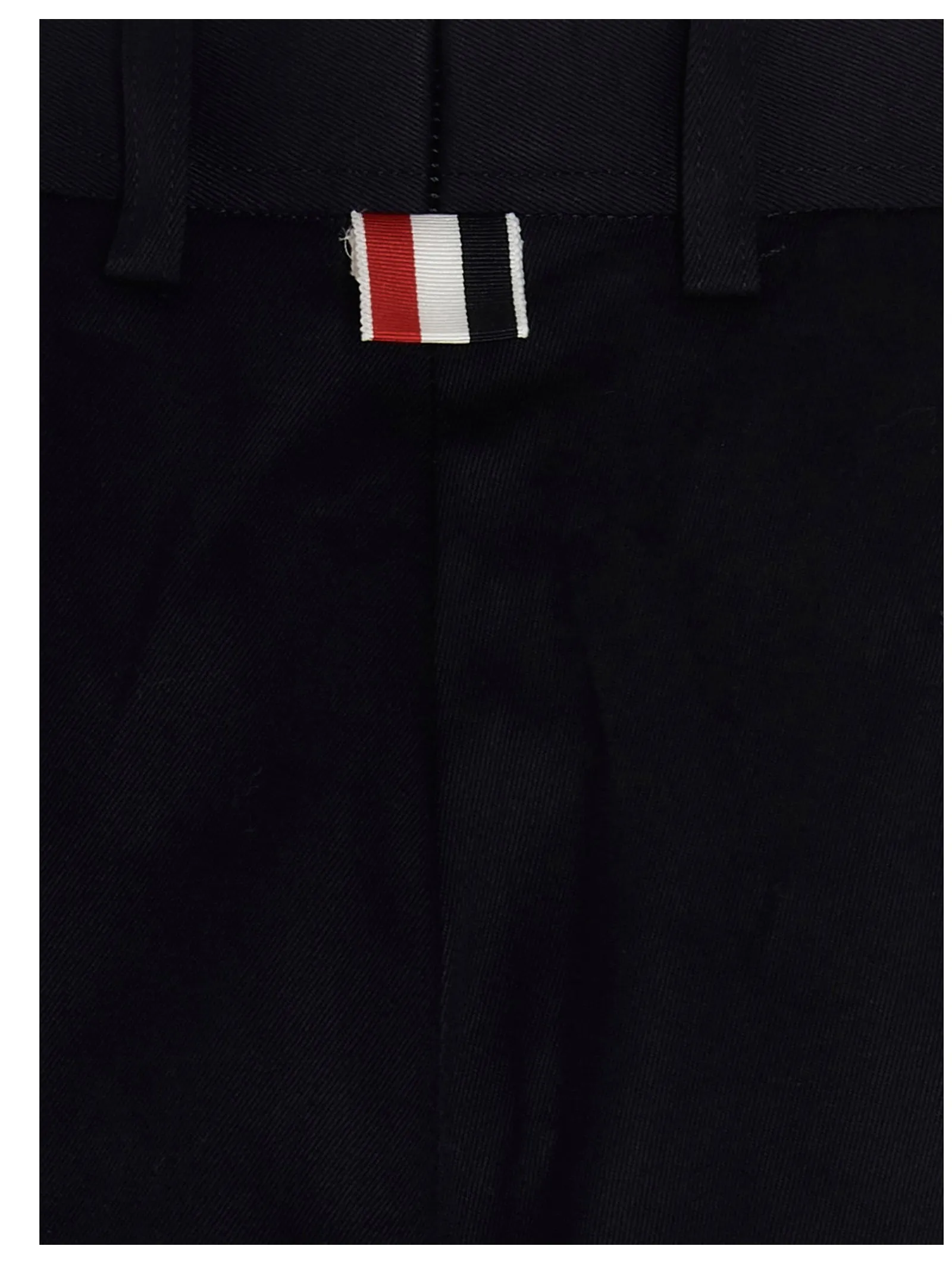 Thom Browne Logo Patch Chino Pants
