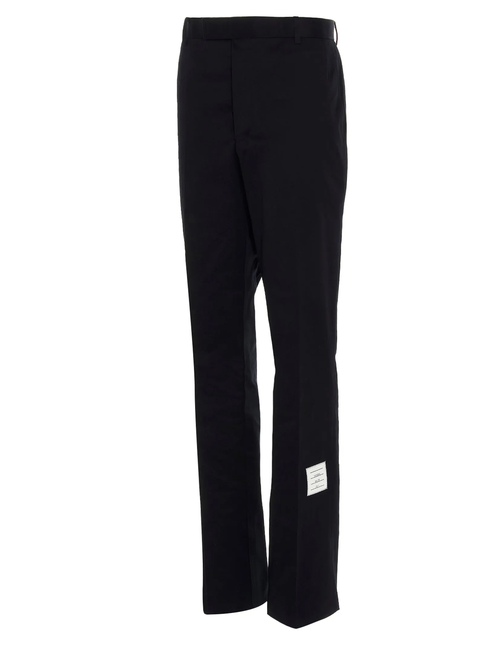 Thom Browne Logo Patch Chino Pants
