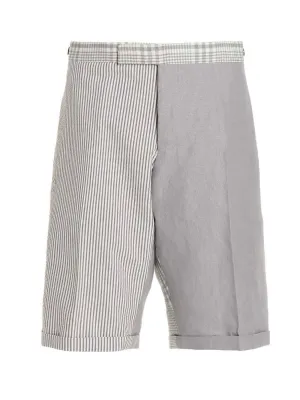 Thom Browne RWB Stripe Detailed Skinny Shorts