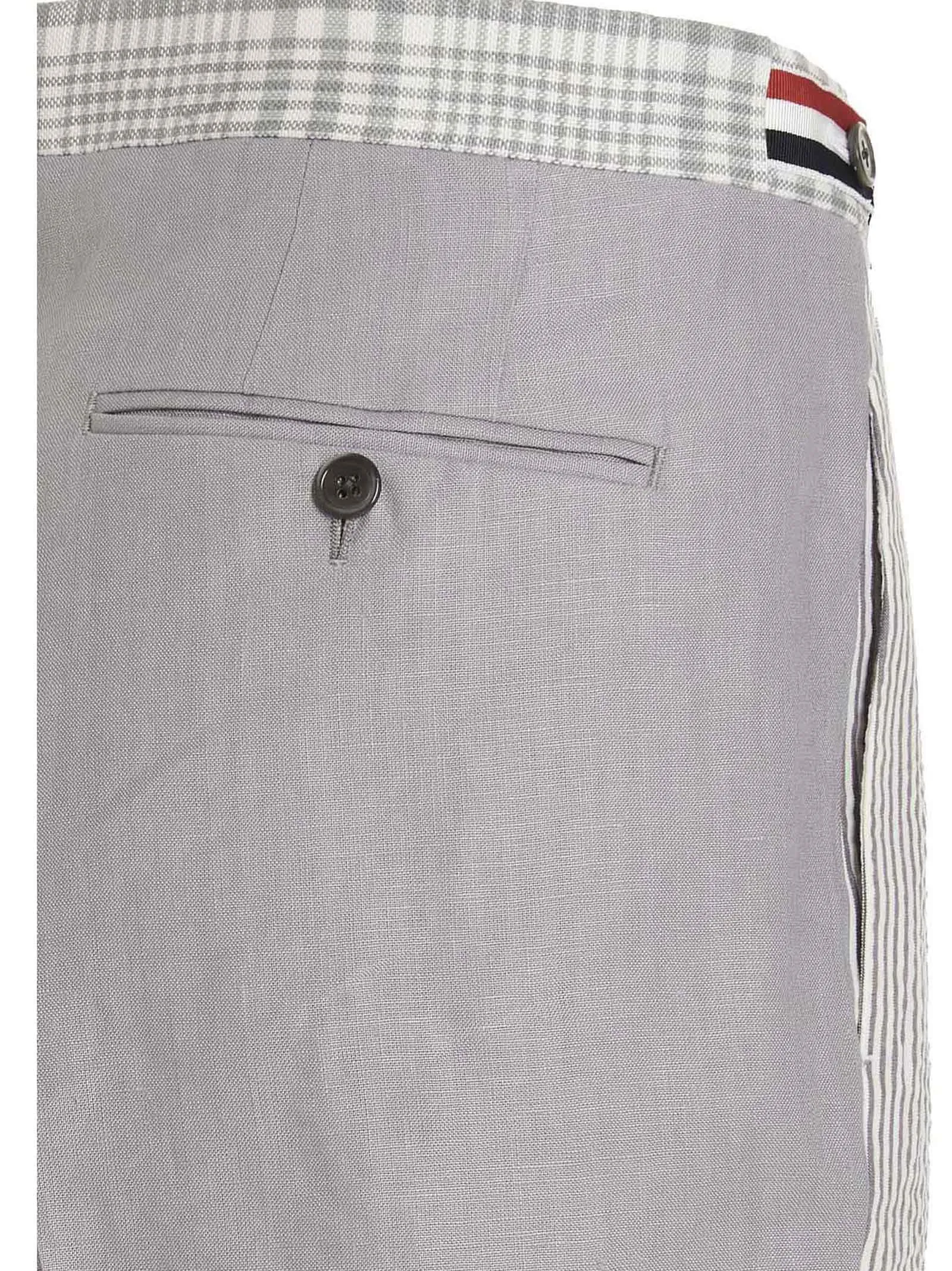 Thom Browne RWB Stripe Detailed Skinny Shorts