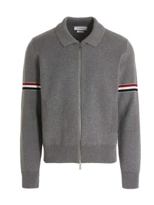 Thom Browne RWB Stripe Zipped Jacket