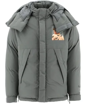 Undercover Graphic Print Hooded Down Jacket