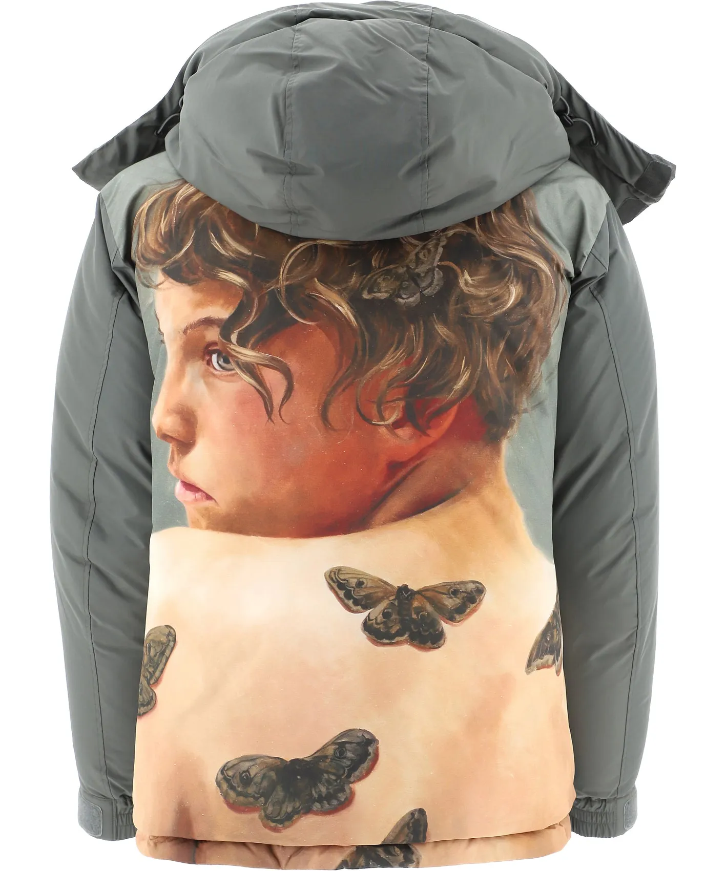 Undercover Graphic Print Hooded Down Jacket