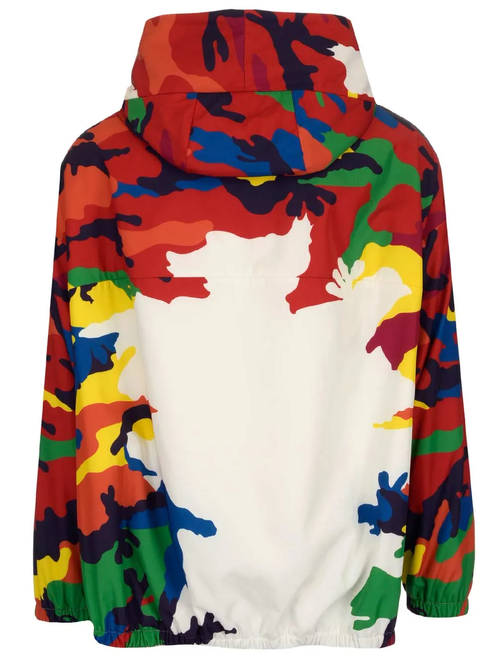 Valentino Camou7 Print Hooded Anorak Jacket