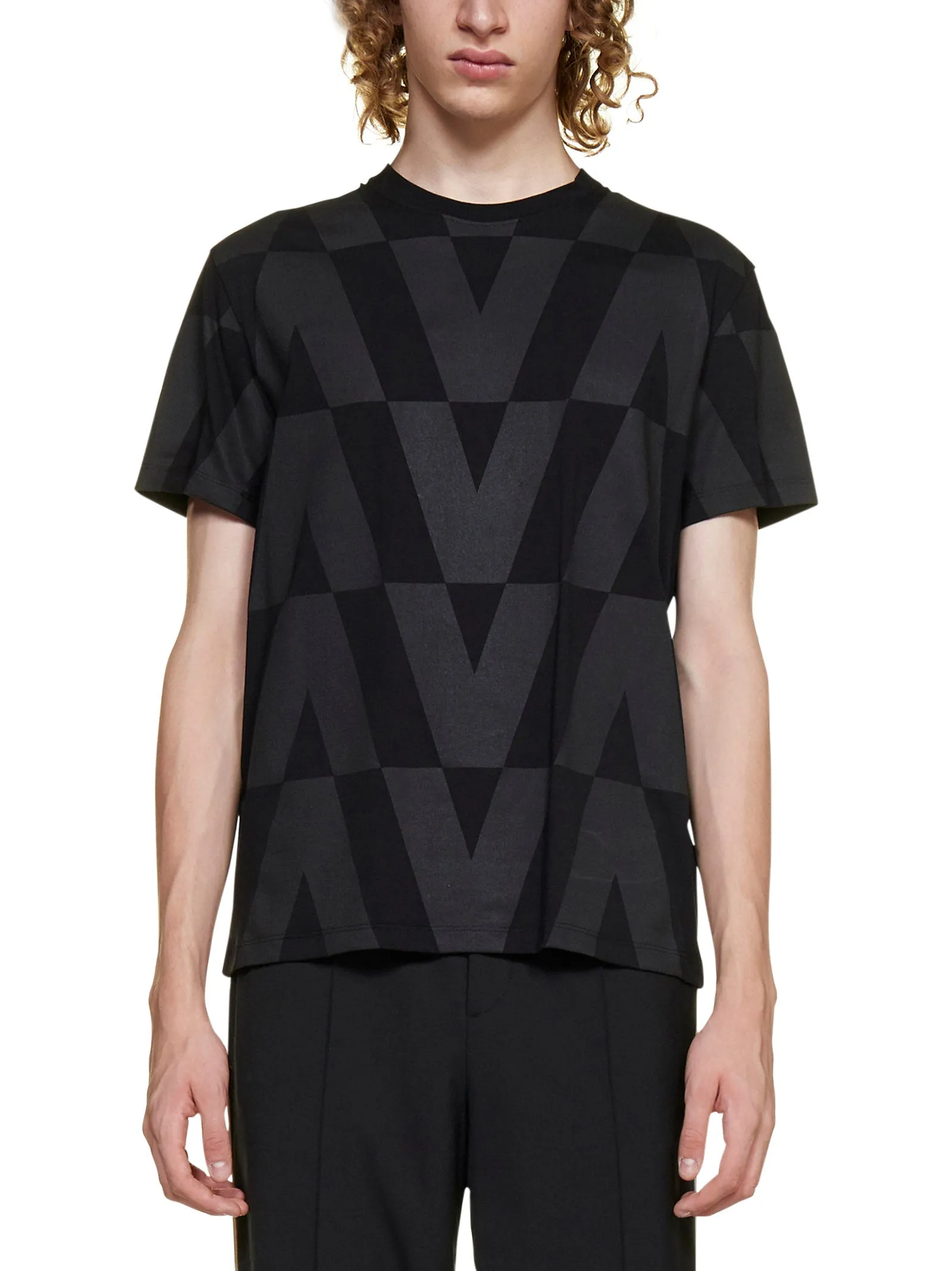 Valentino Macro Optical Print T-Shirt