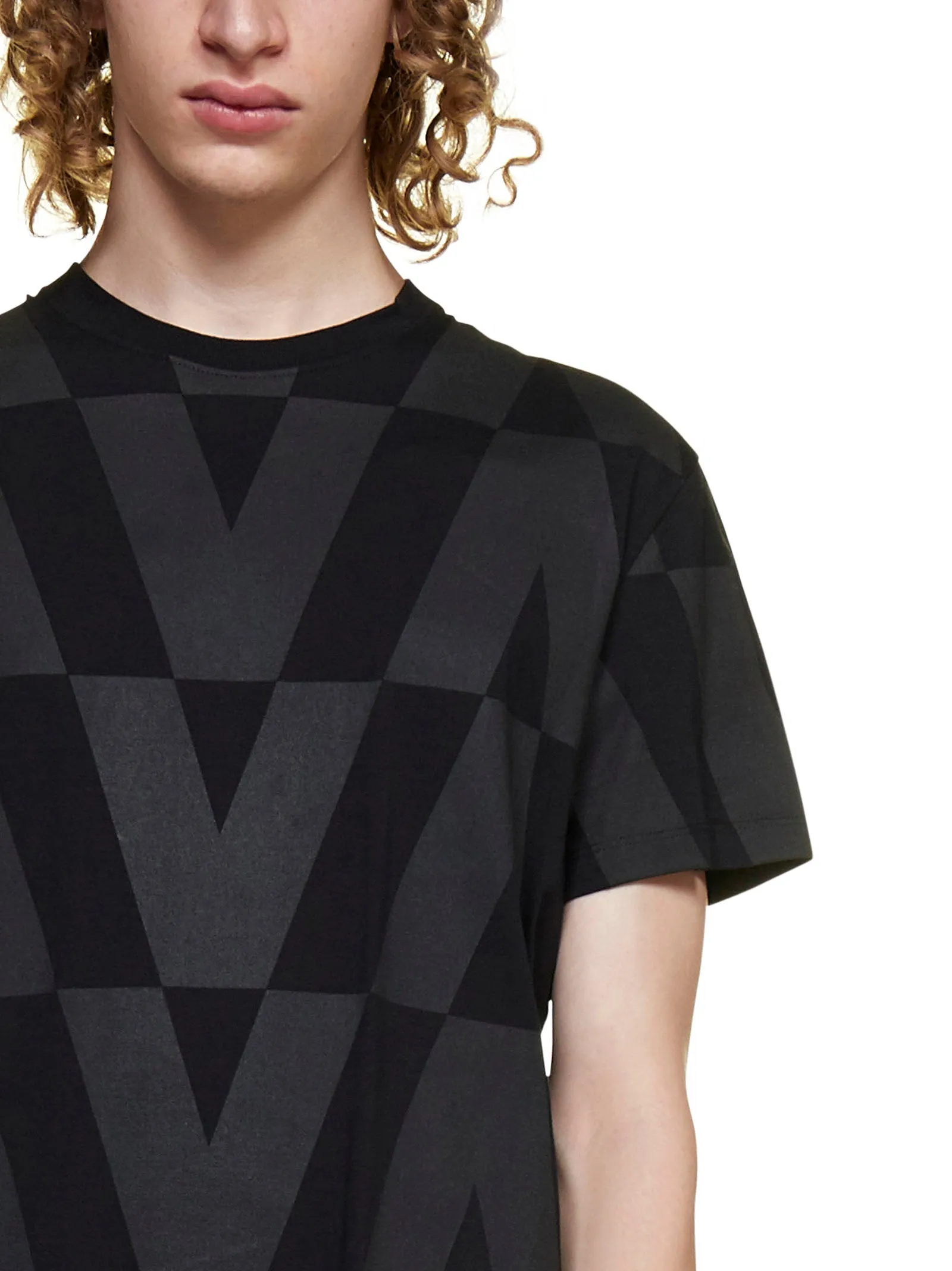 Valentino Macro Optical Print T-Shirt
