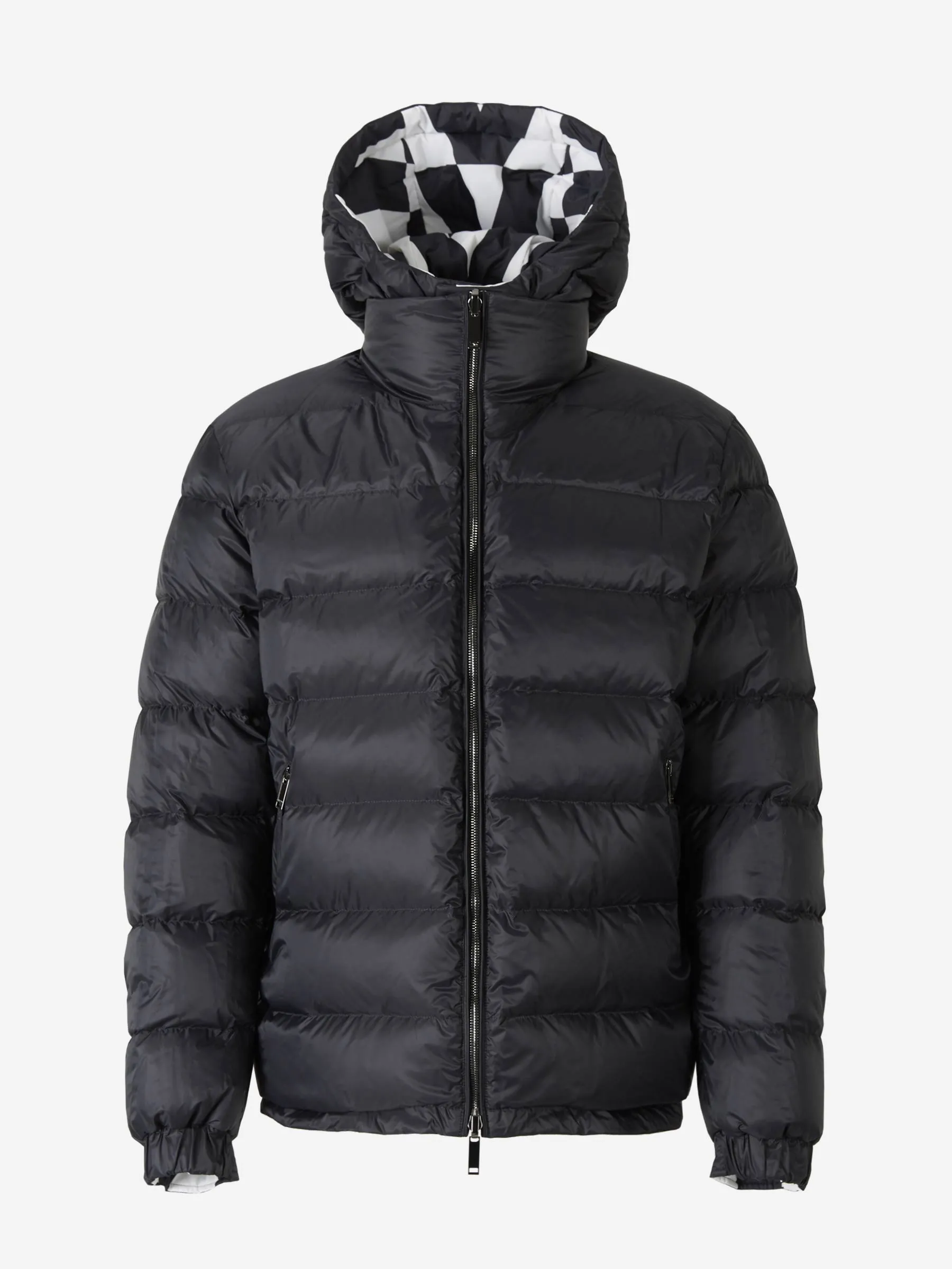 Valentino Optical Print Reversible Hooded Jacket