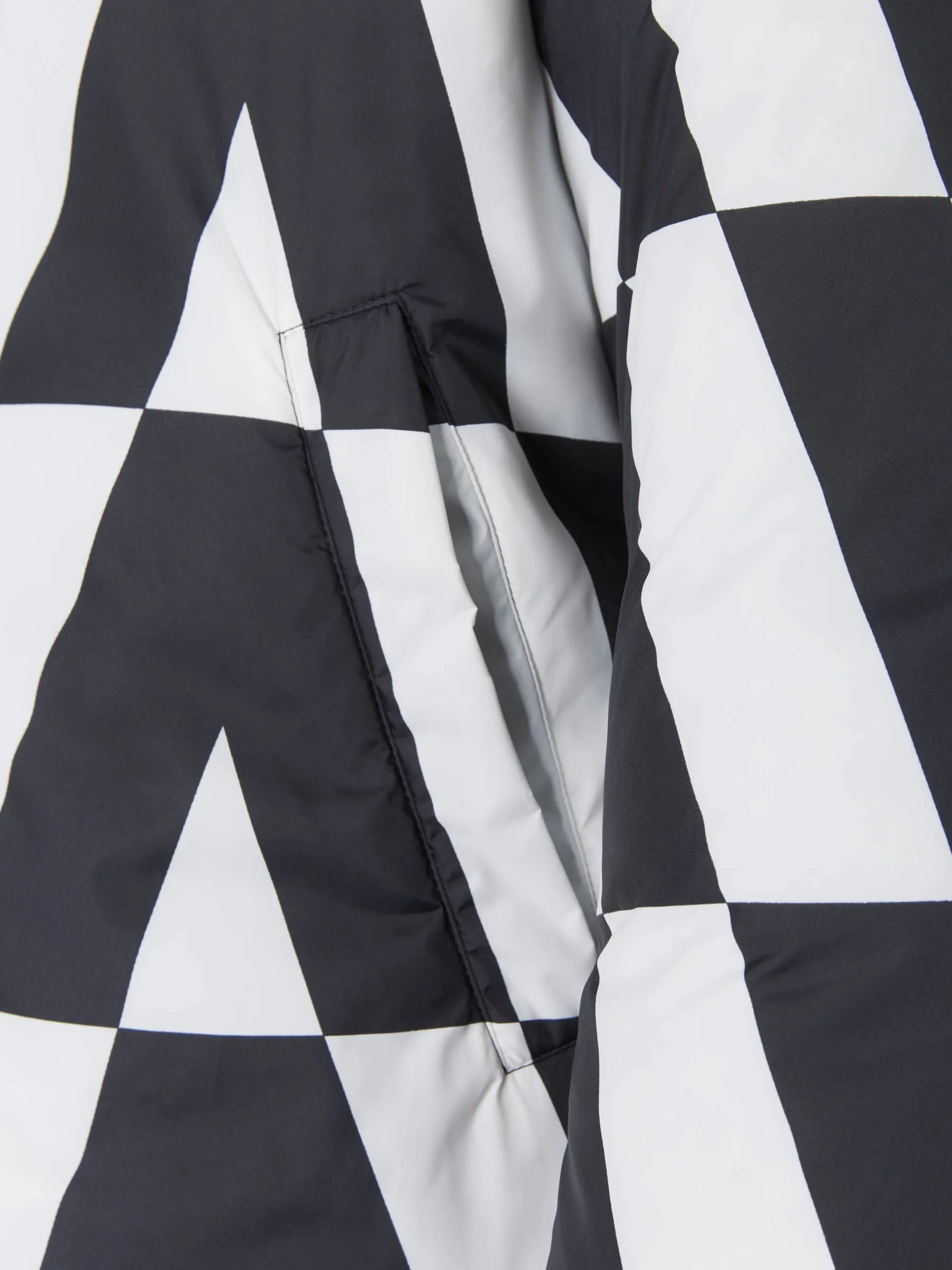 Valentino Optical Print Reversible Hooded Jacket