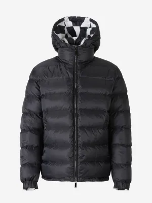 Valentino Optical Print Reversible Hooded Jacket