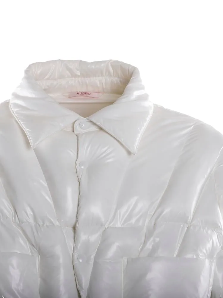 Valentino Quilted Buttoned Long Sleeved Jacket