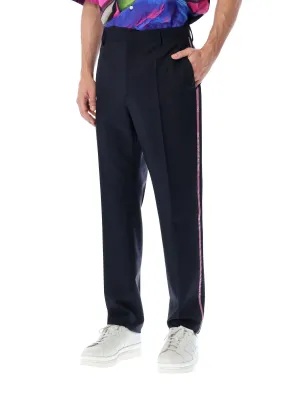 Valentino Side Tape High Rise Pants