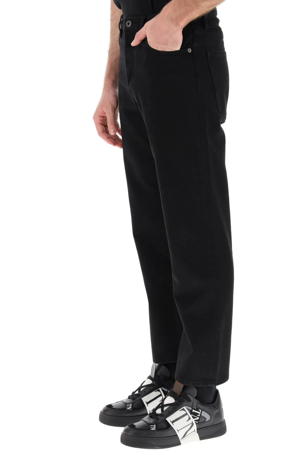 Valentino VLTN Tag Straight Leg Jeans