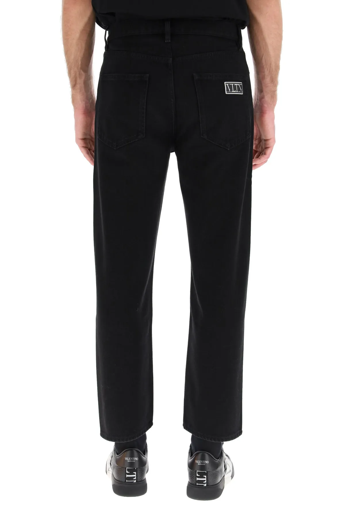 Valentino VLTN Tag Straight Leg Jeans