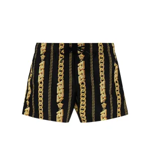 Versace Allover Chain Printed Swim Shorts