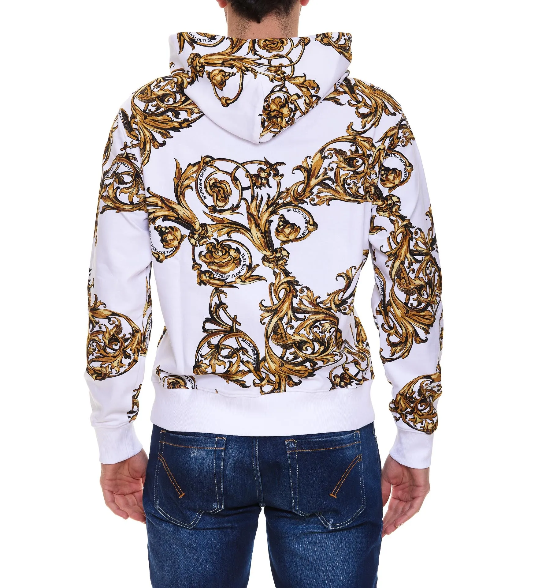 Versace Jeans Couture Baroque Print Hoodie