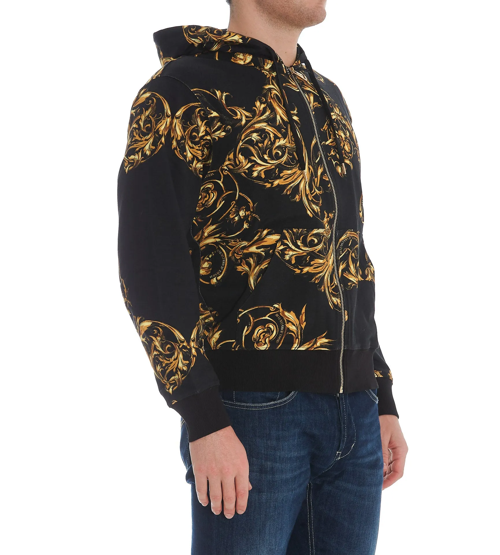 Versace Jeans Couture Baroque Print Hoodie