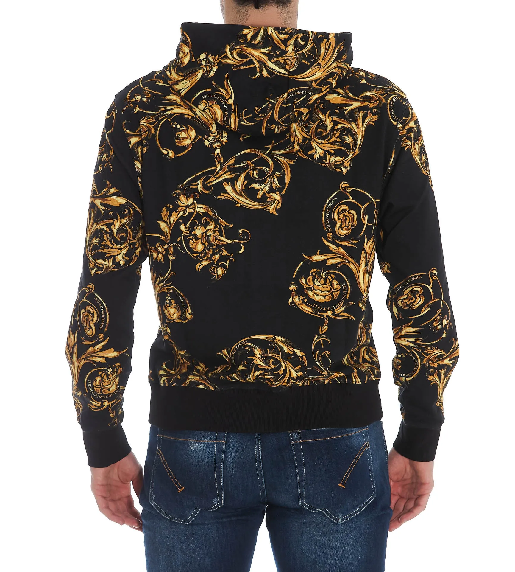 Versace Jeans Couture Baroque Print Hoodie