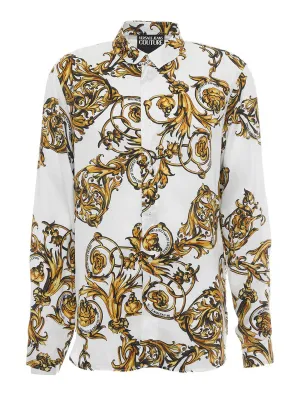 Versace Jeans Couture Graphic-Print Buttoned Shirt