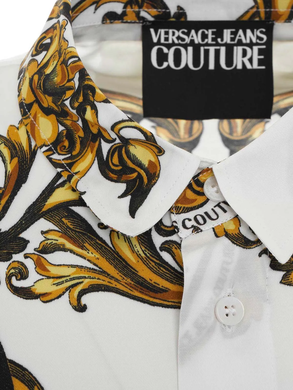 Versace Jeans Couture Graphic-Print Buttoned Shirt