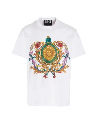 Versace Jeans Couture Graphic Printed Crewneck T-Shirt
