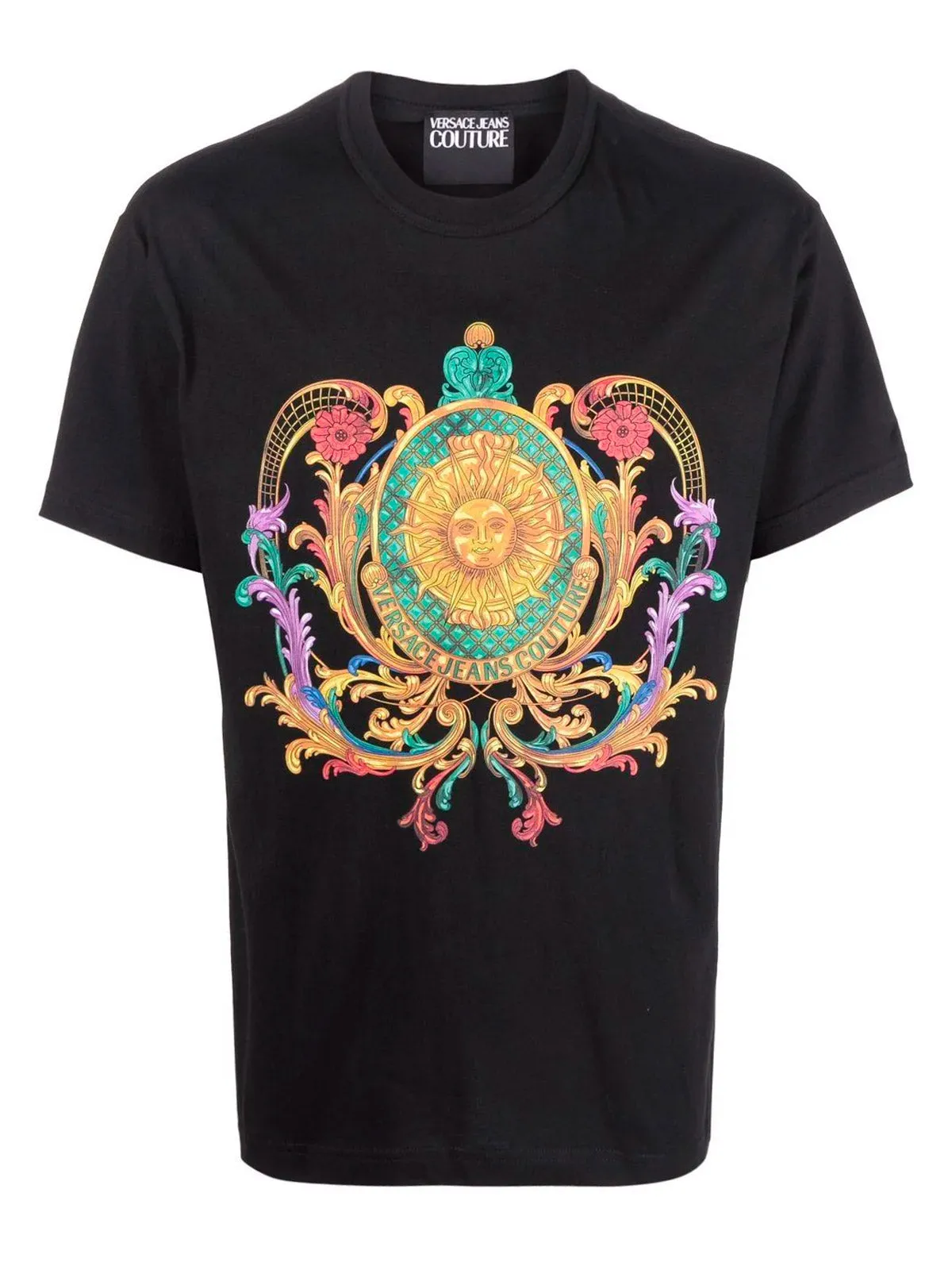 Versace Jeans Couture Graphic Printed Crewneck T-Shirt