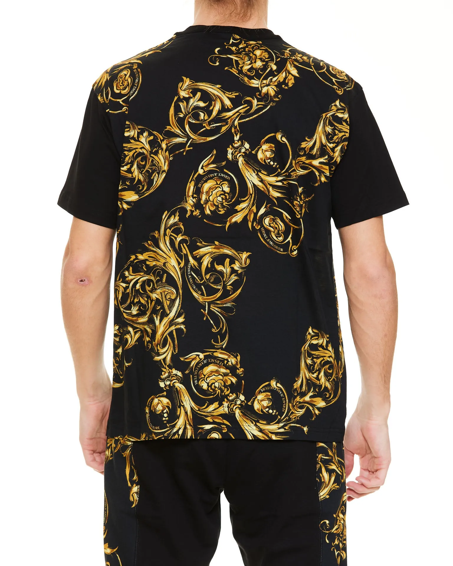 Versace Jeans Couture Graphic Printed Crewneck T-Shirt
