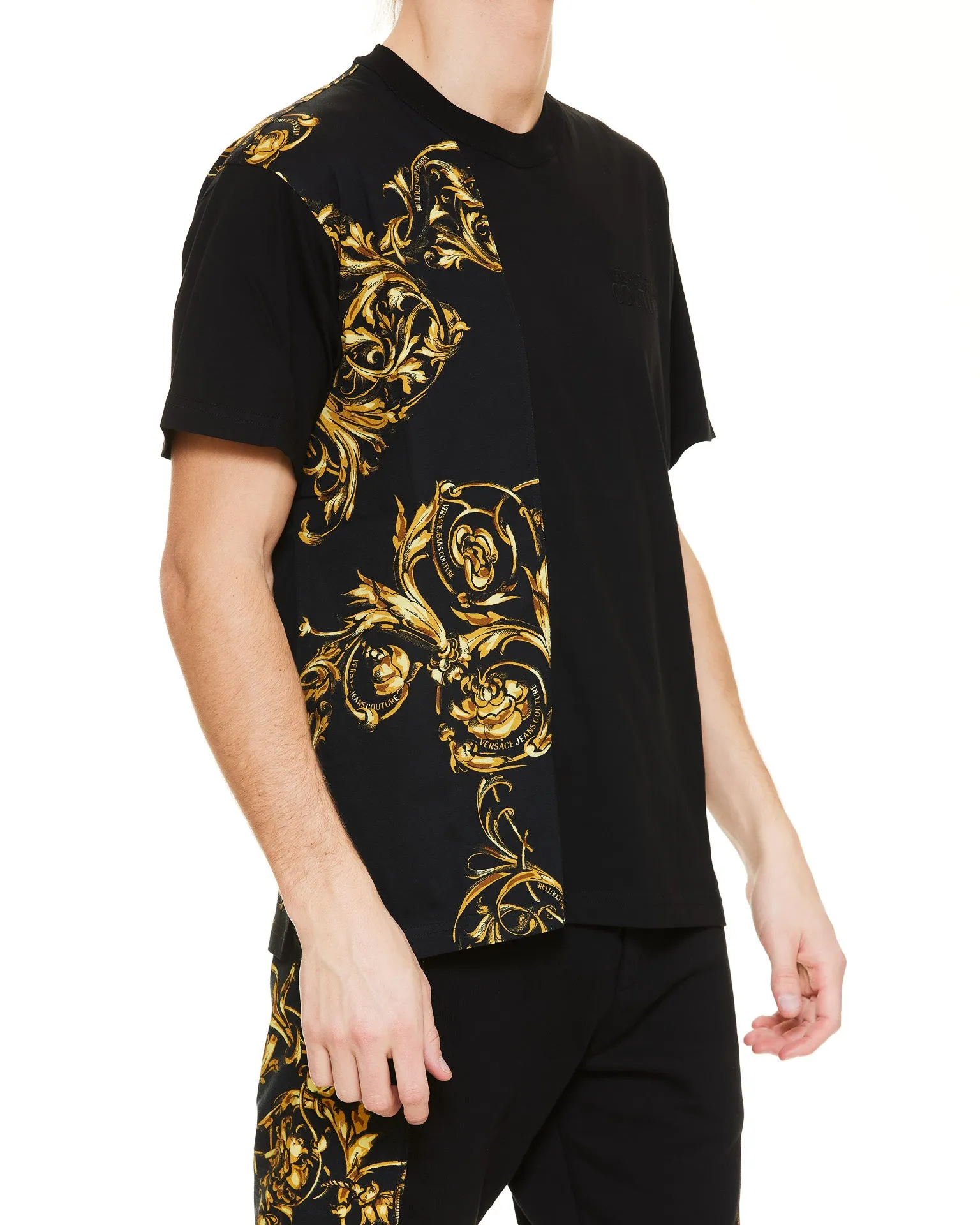 Versace Jeans Couture Graphic Printed Crewneck T-Shirt