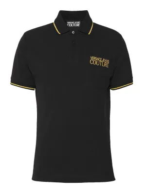 Versace Jeans Couture Logo Embroidered Polo Shirt