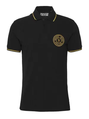 Versace Jeans Couture Logo Embroidered Polo Shirt