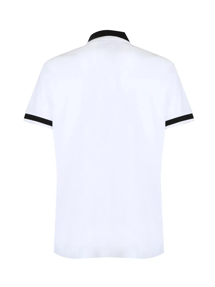 Versace Jeans Couture Logo Patch Short-Sleeved Polo Shirt