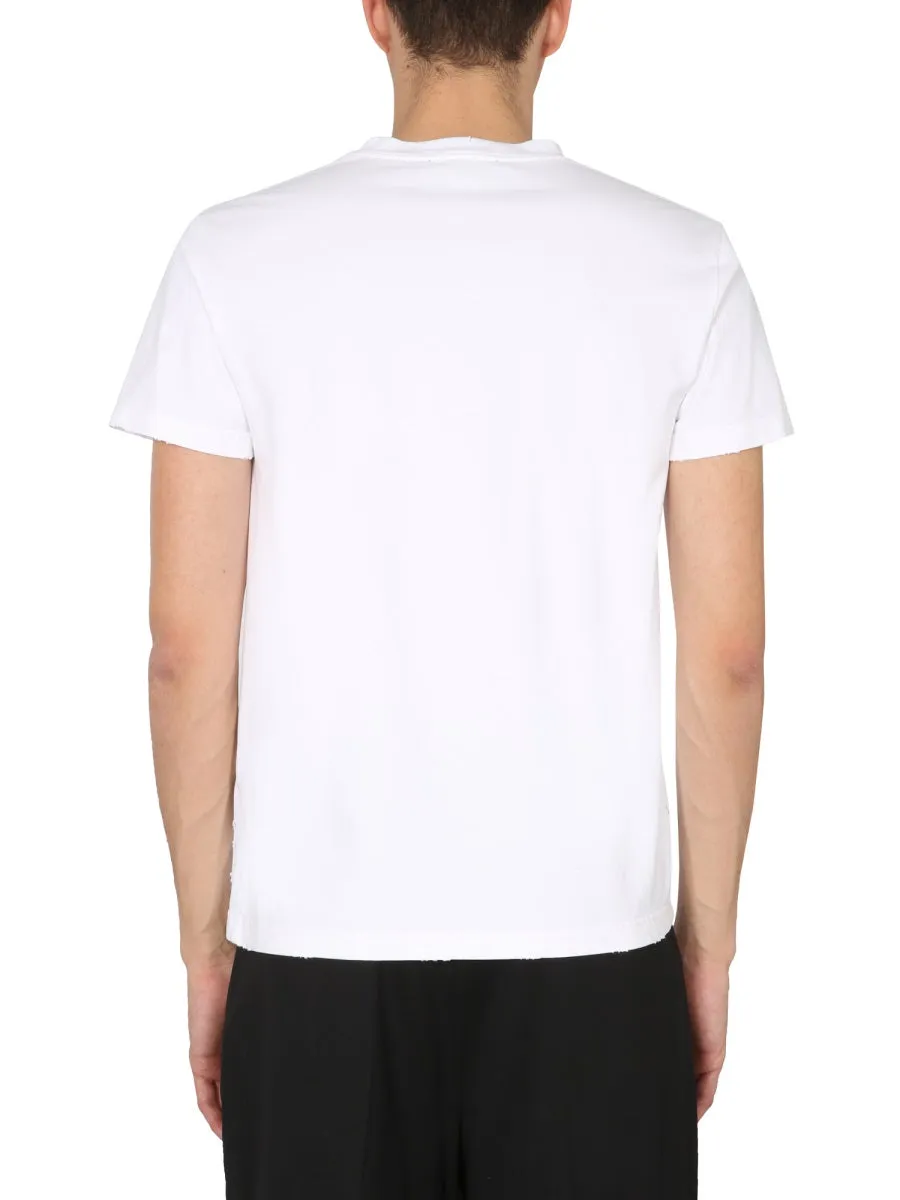 Versace Jeans Couture Logo Printed Crewneck T-Shirt
