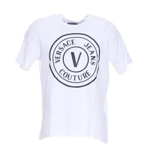 Versace Jeans Couture Logo Printed Crewneck T-Shirt
