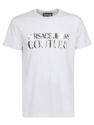 Versace Jeans Couture Logo Printed Crewneck T-Shirt