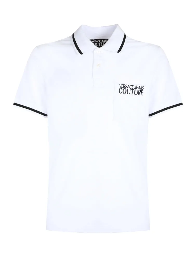 Versace Jeans Couture Logo Printed Polo Shirt