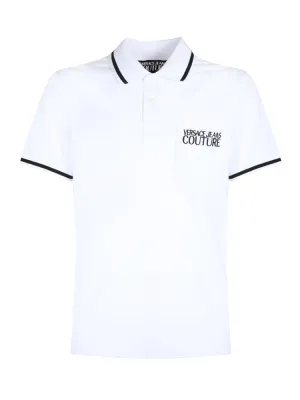 Versace Jeans Couture Logo Printed Polo Shirt