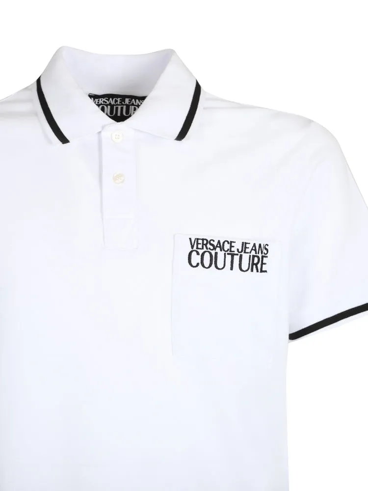 Versace Jeans Couture Logo Printed Polo Shirt