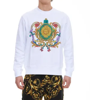Versace Jeans Couture Printed Crewneck Sweatshirt