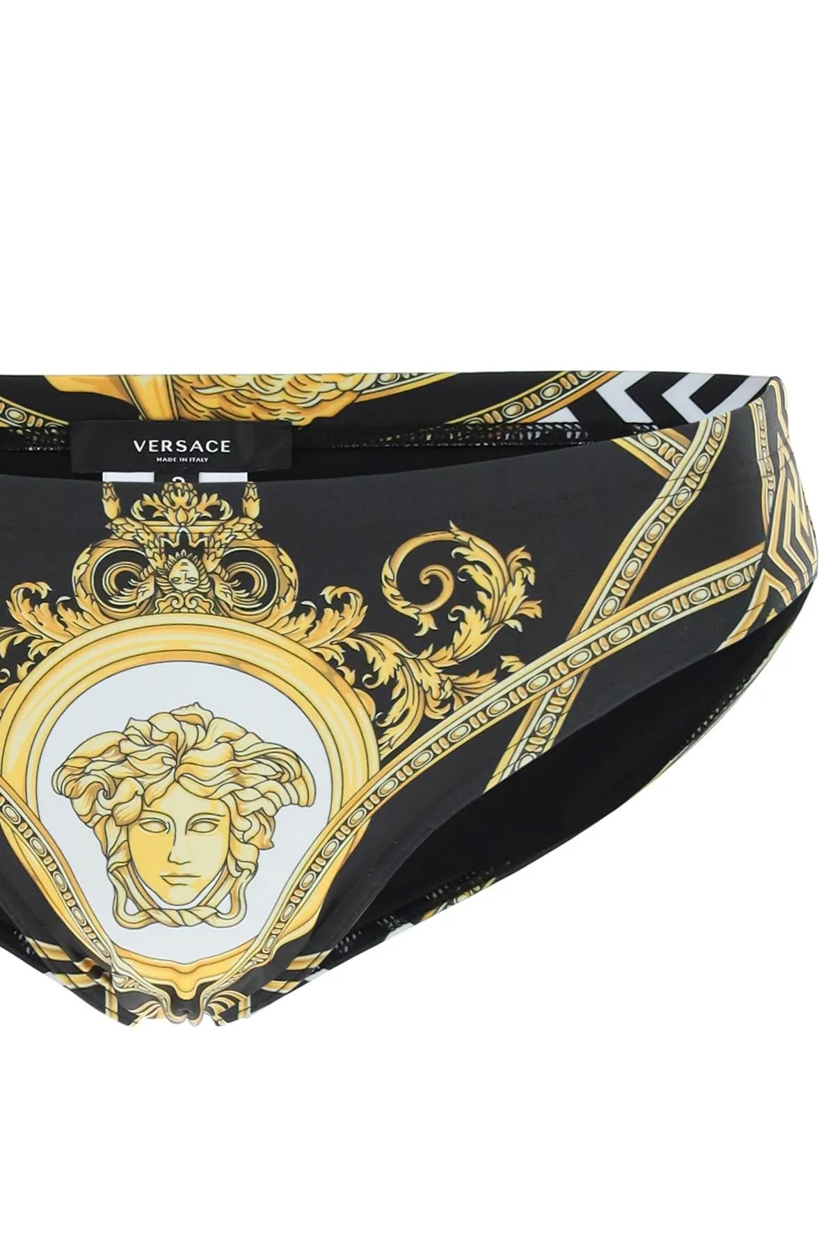 Versace La Coupe Des Dieux-Print Swim Briefs