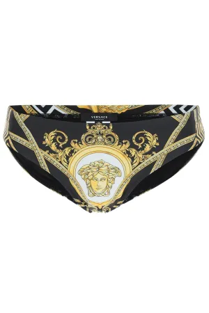 Versace La Coupe Des Dieux-Print Swim Briefs