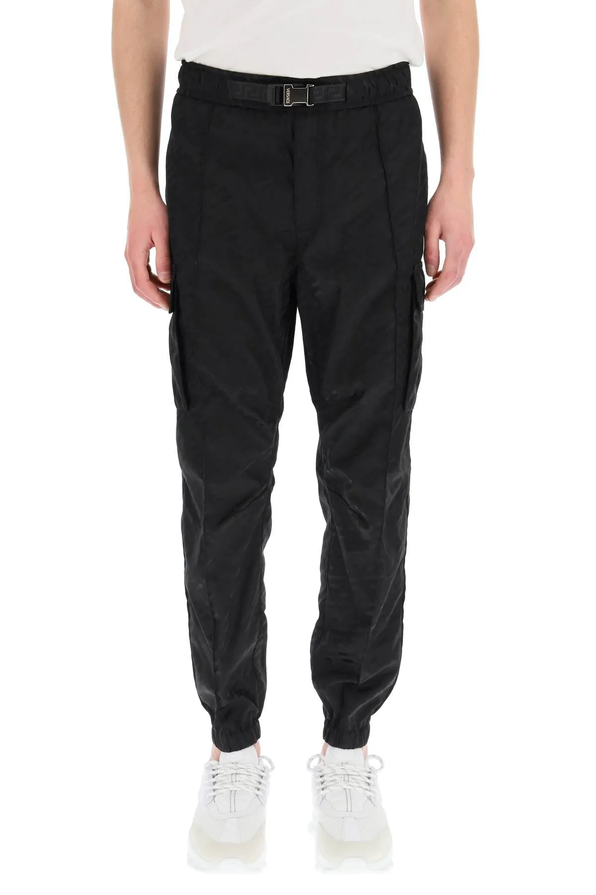 Versace La Greca High-Rise Pants
