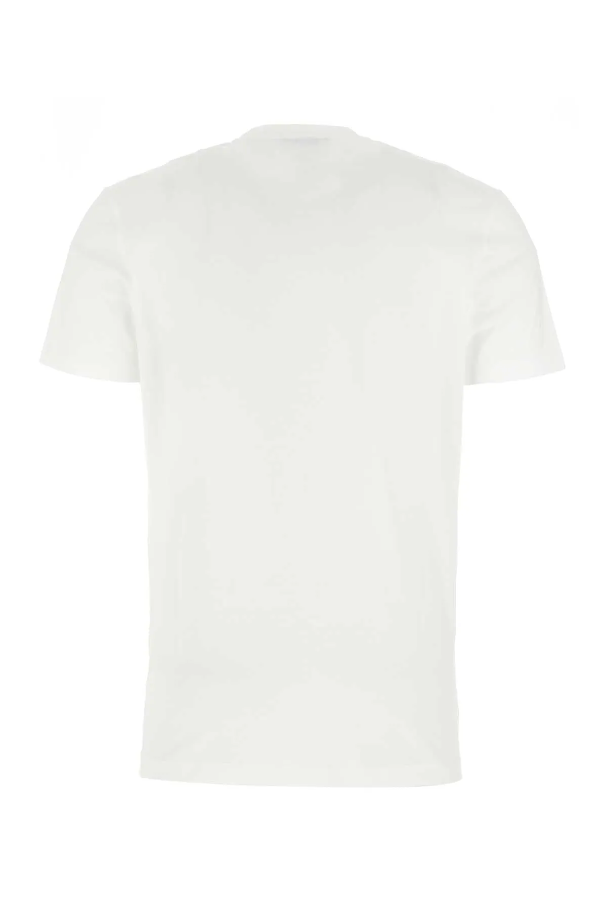 Versace Logo Embroidered Crewneck T-Shirt