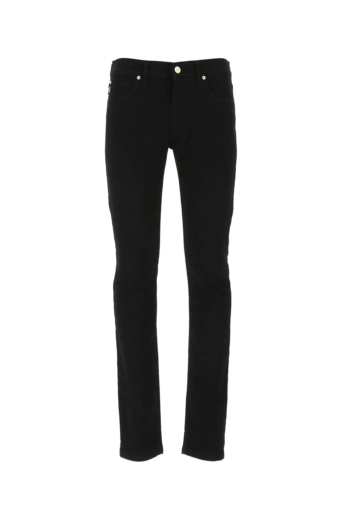 Versace Logo Patch Slim-Fit Jeans