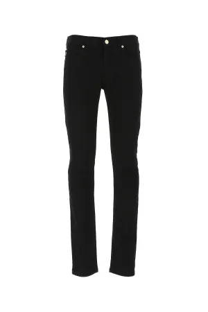 Versace Logo Patch Slim-Fit Jeans