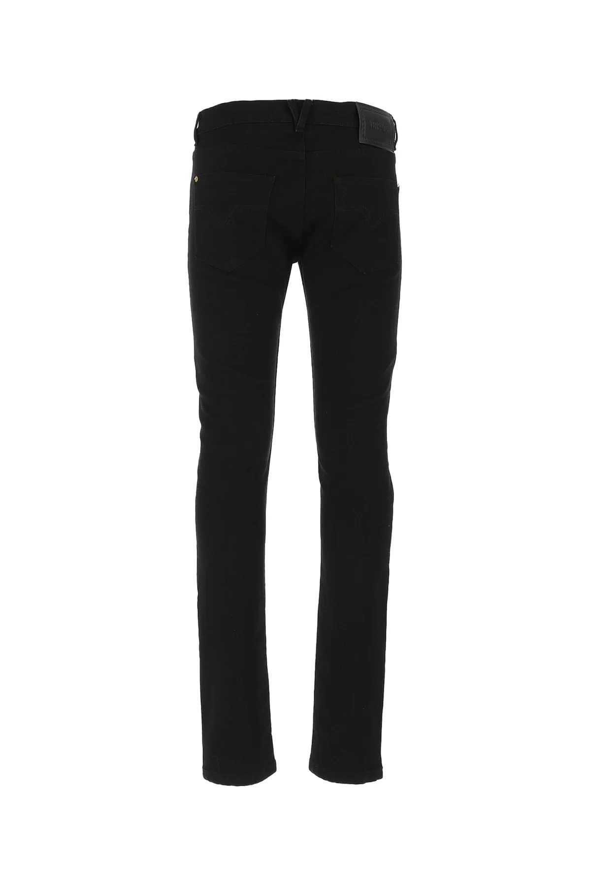 Versace Logo Patch Slim-Fit Jeans