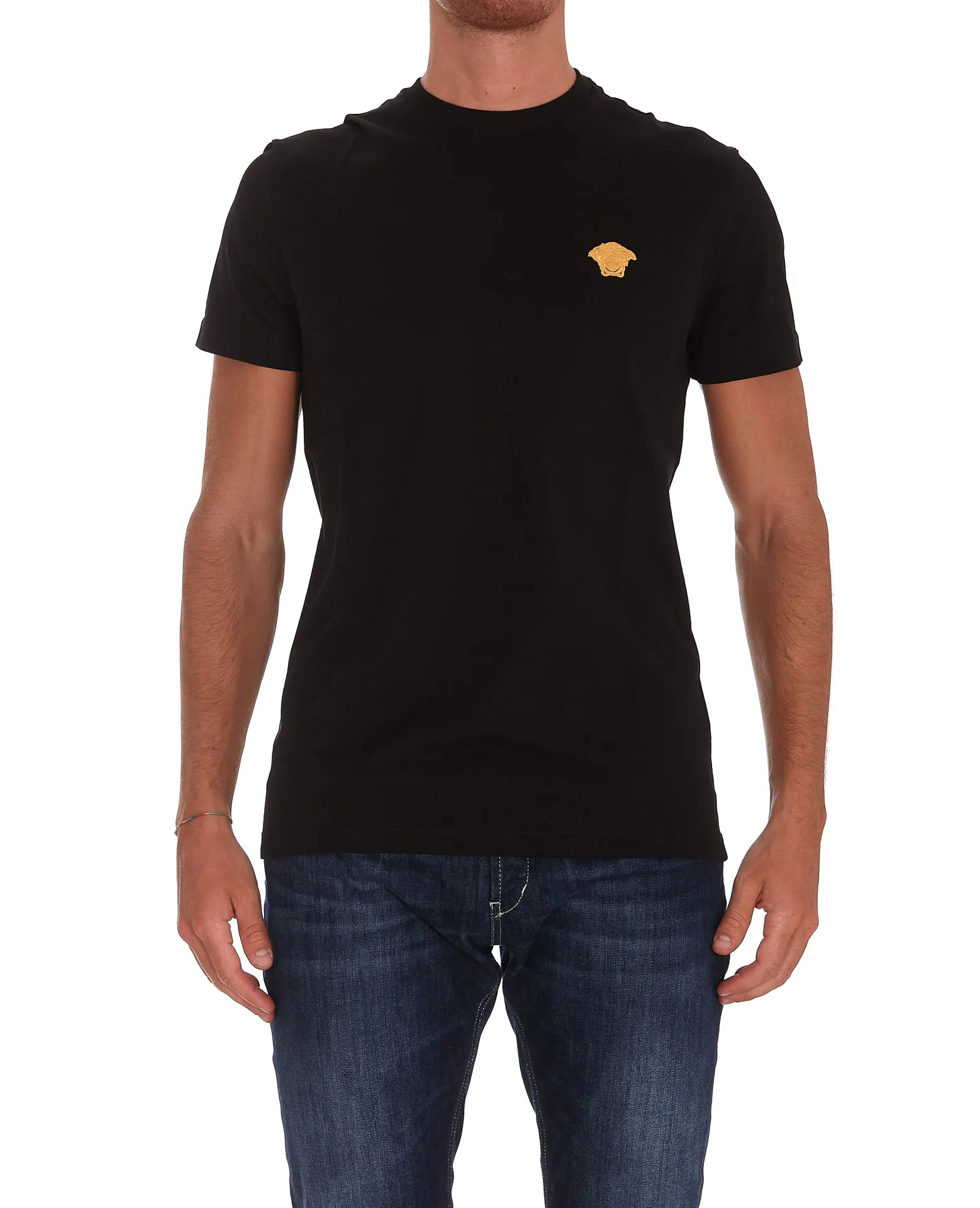 Versace Medusa Embroidered T-Shirt