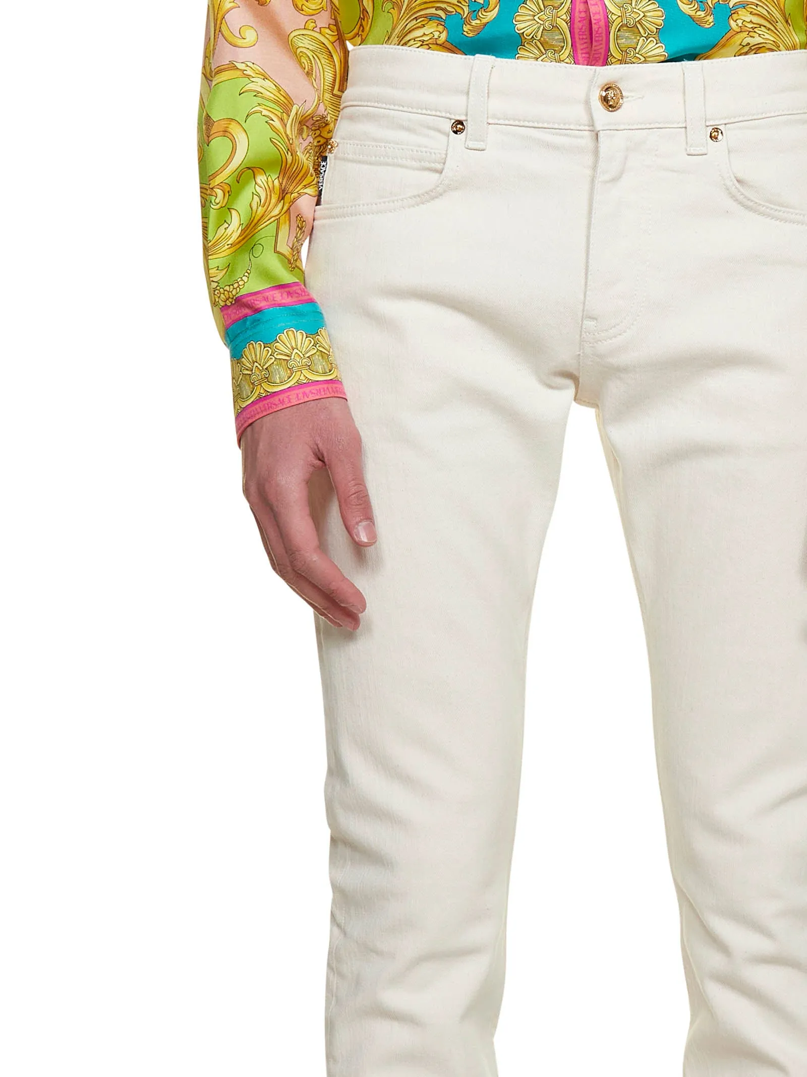 Versace Medusa Skinny Jeans