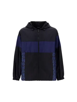 Versace Panelled Hooded Track Jacket