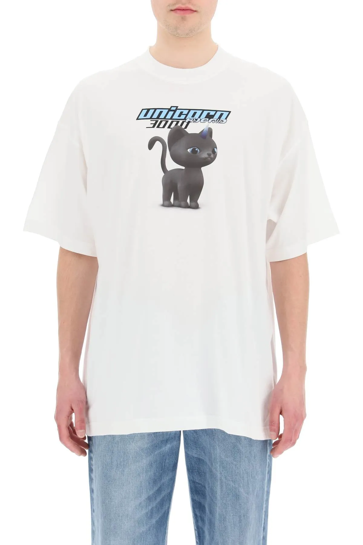 Vetements Graphic Printed Crewneck T-Shirt